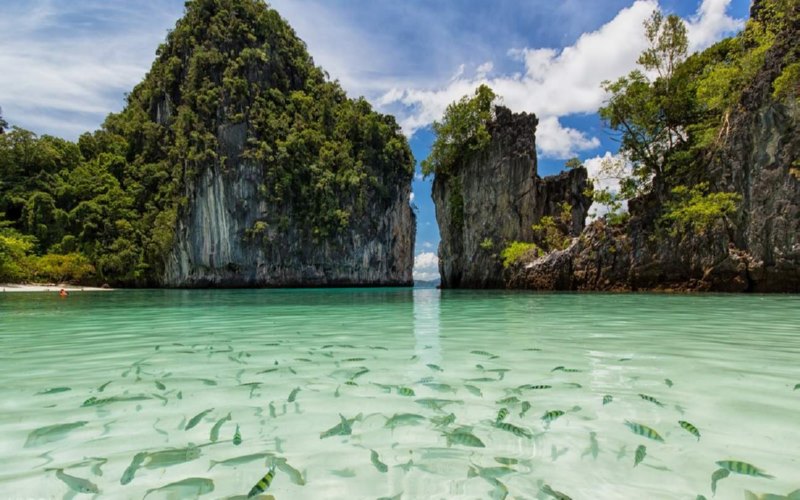 Các vùng biển tại đảo Krabi đều thừa hưởng sự ưu ái của thiên nhiên.