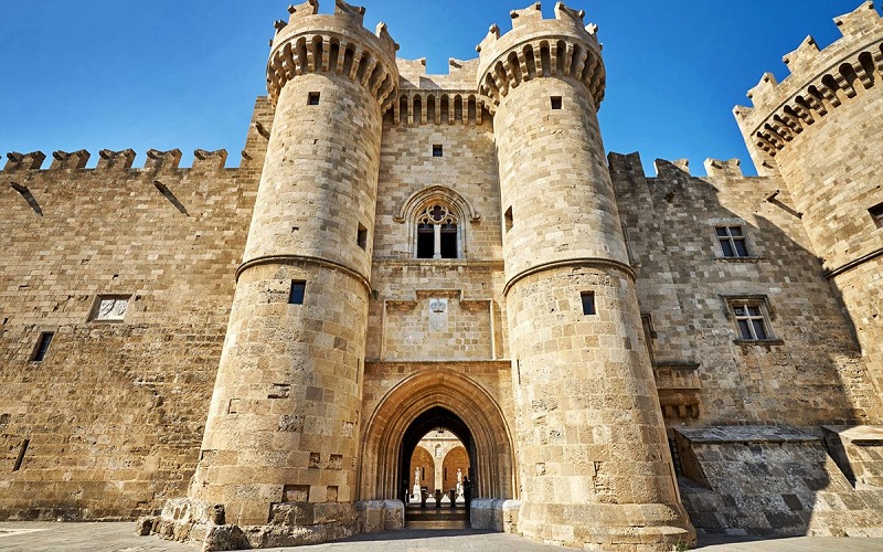 Lâu đài - cung điện Rhodes