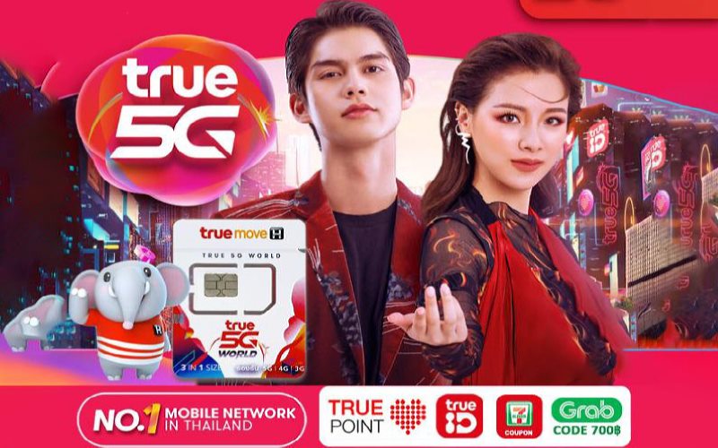 Sim Thái Lan TrueMove - Nhà mạng số 1 tại Thái Lan.